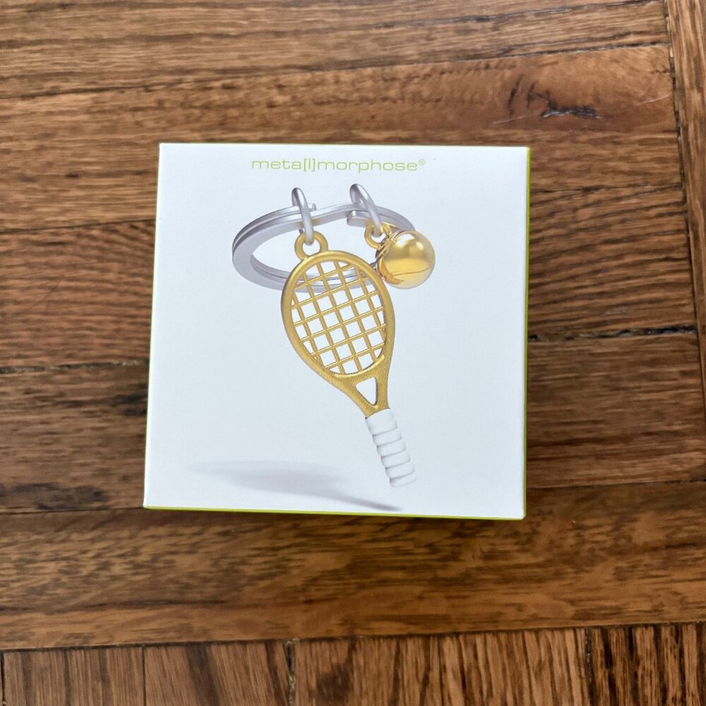 Metalmorphose 3D Tennis Racquet Key Chain